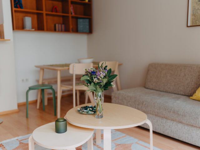 OrangeHomes One bedroom art apartment