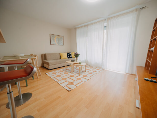 OrangeHomes One bedroom art apartment